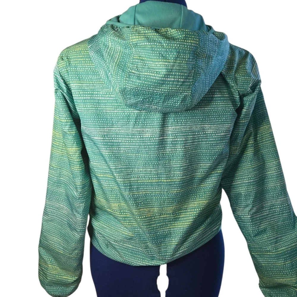 Columbia Kids Teal and Yellow Raincoat